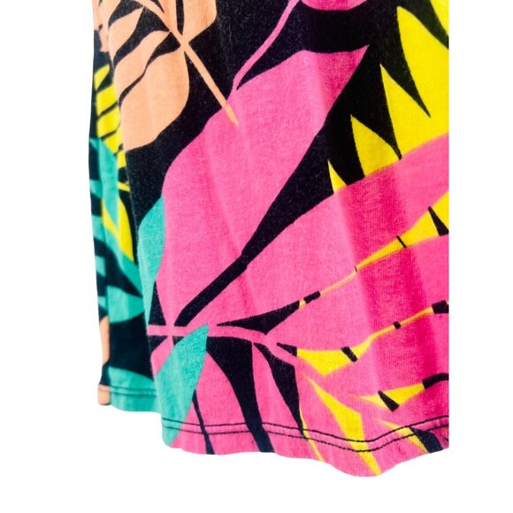 Vintage Y2K Victoria's Secret Sexy Multicolored Tropical Print Halter Mini Dress - Picture 9 of 13